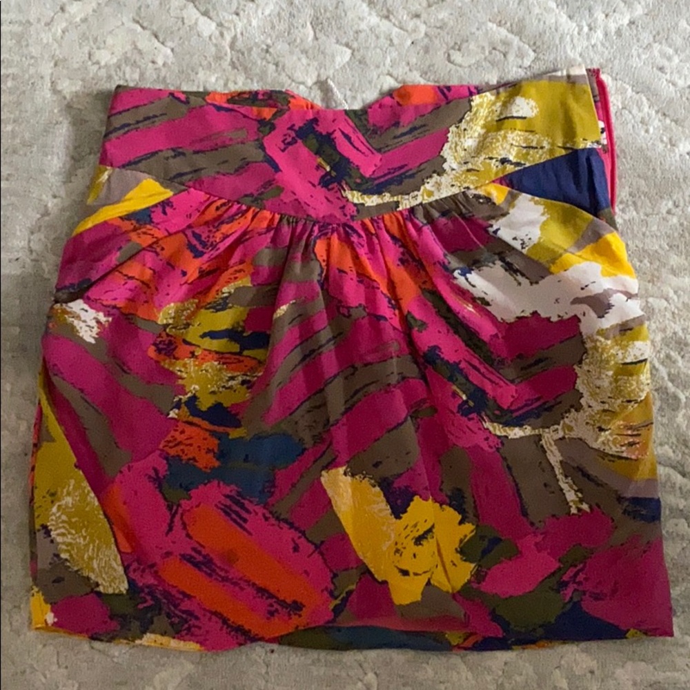Tibi colorful skirt!